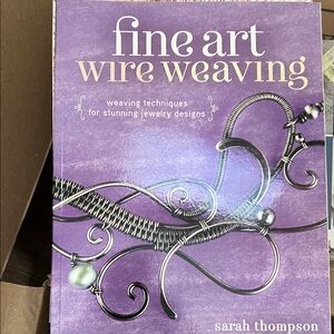 Fine Art Wire Weaving Book - Purple Cover